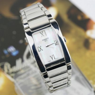 Tissot Trend Stainless Steel Watch / White MOP Dial Ladies Watch